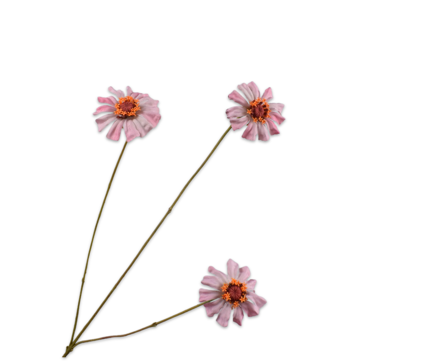 Zinnia lav/roz 64cm Silk-ka