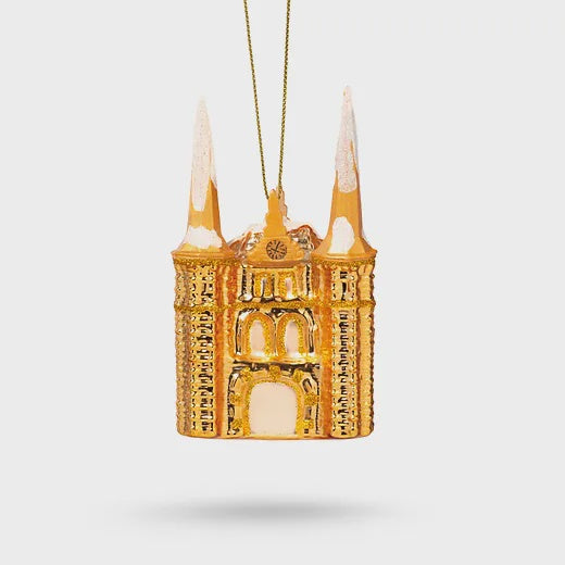 Waterpoort kerstbal goud