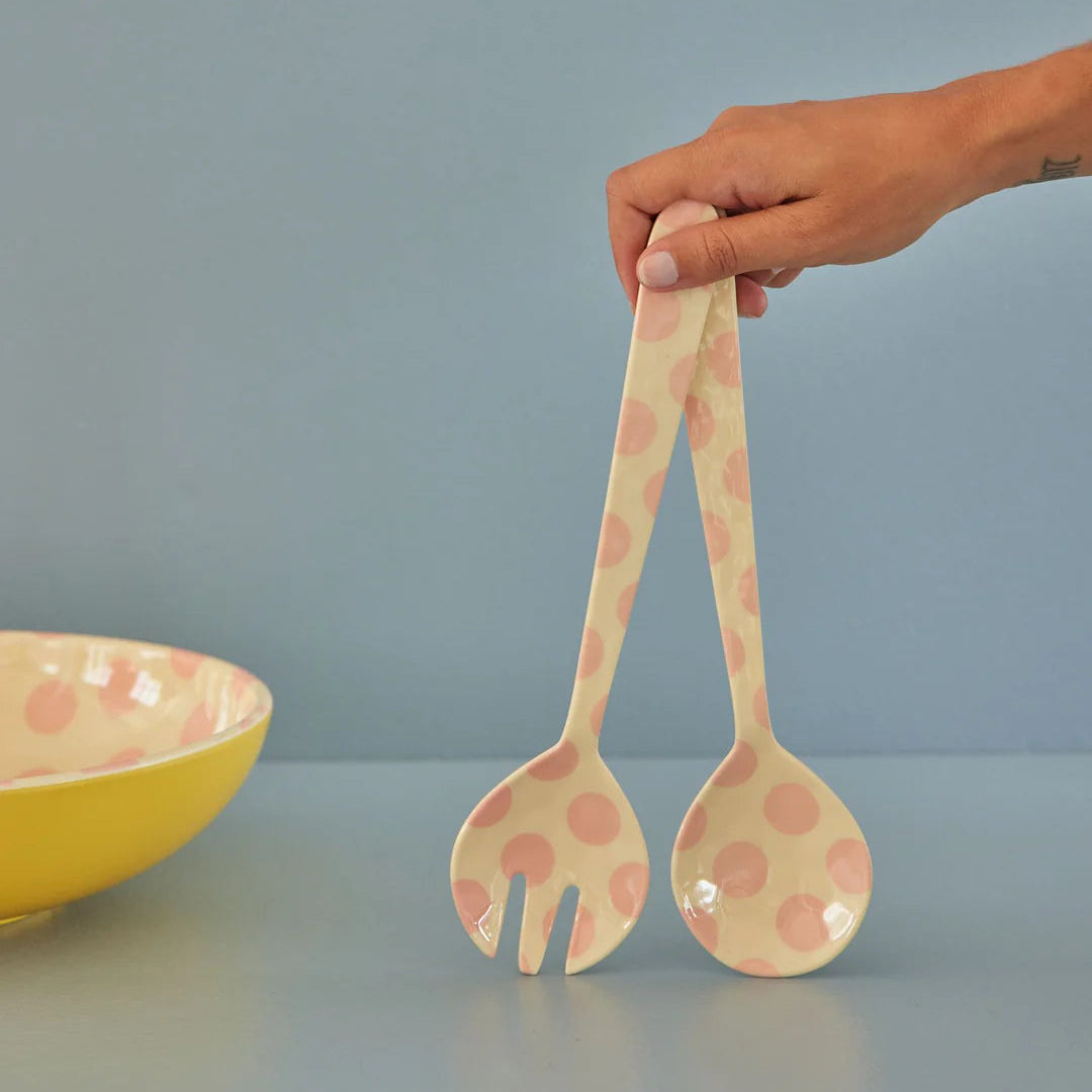 Sla bestek dots Rice