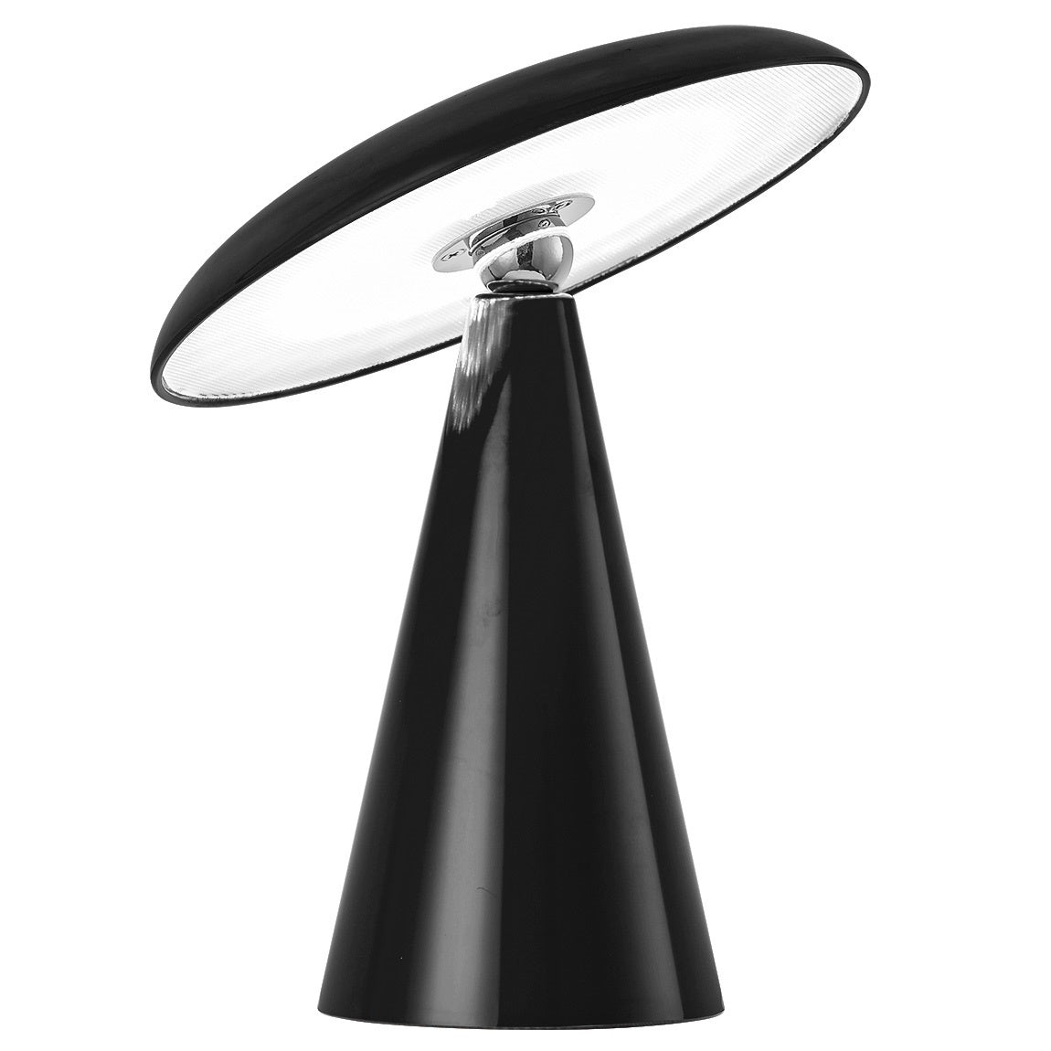 Bureaulamp Mush LED op accu zwart