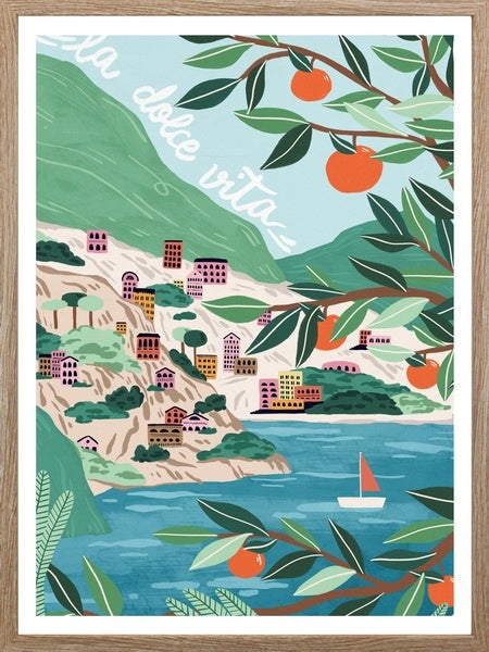Poster in frame la dolce vita fk4272