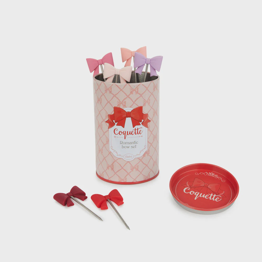 Snack fork,Coquette,assorted colours,stainless