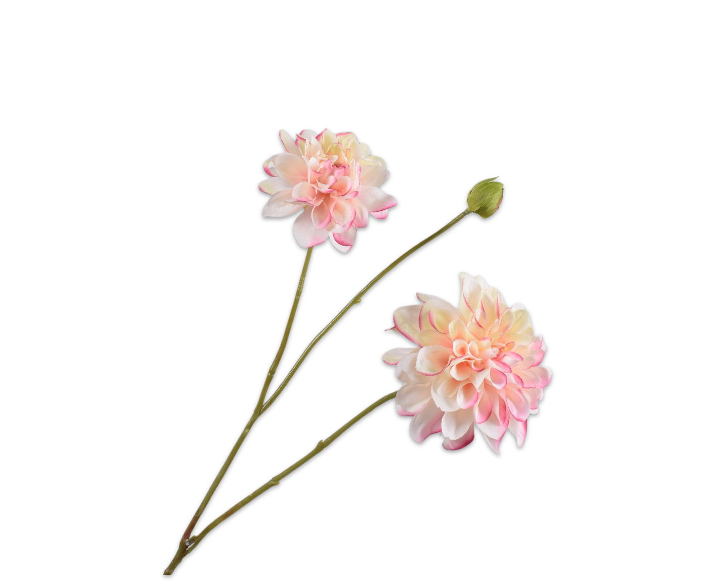 Dahlia tak roze/cream Silk-ka 161811