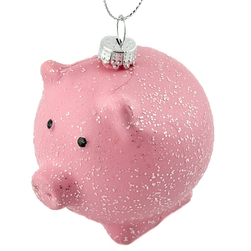 Kerstbal hanger piggy