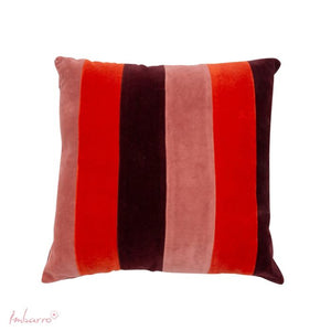 Kussen Lala Stripe Burgundy