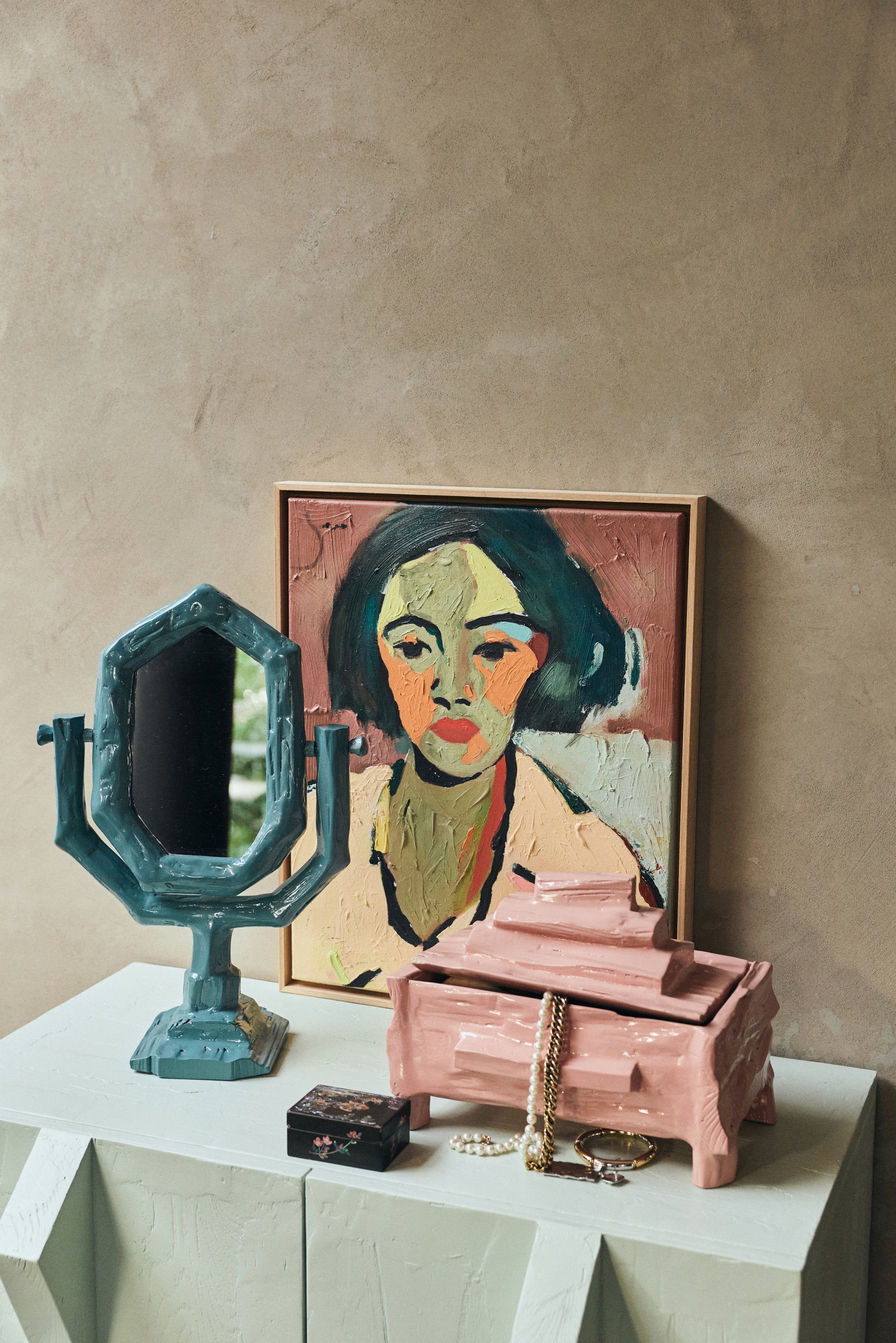 Framed artwork Self-made 43x53cm