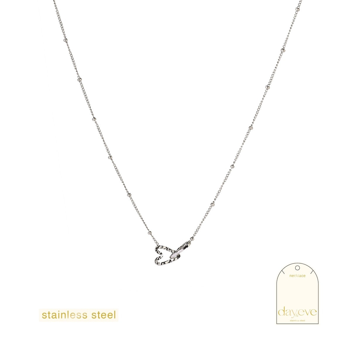 Ketting Long Hearts Necklace - RH