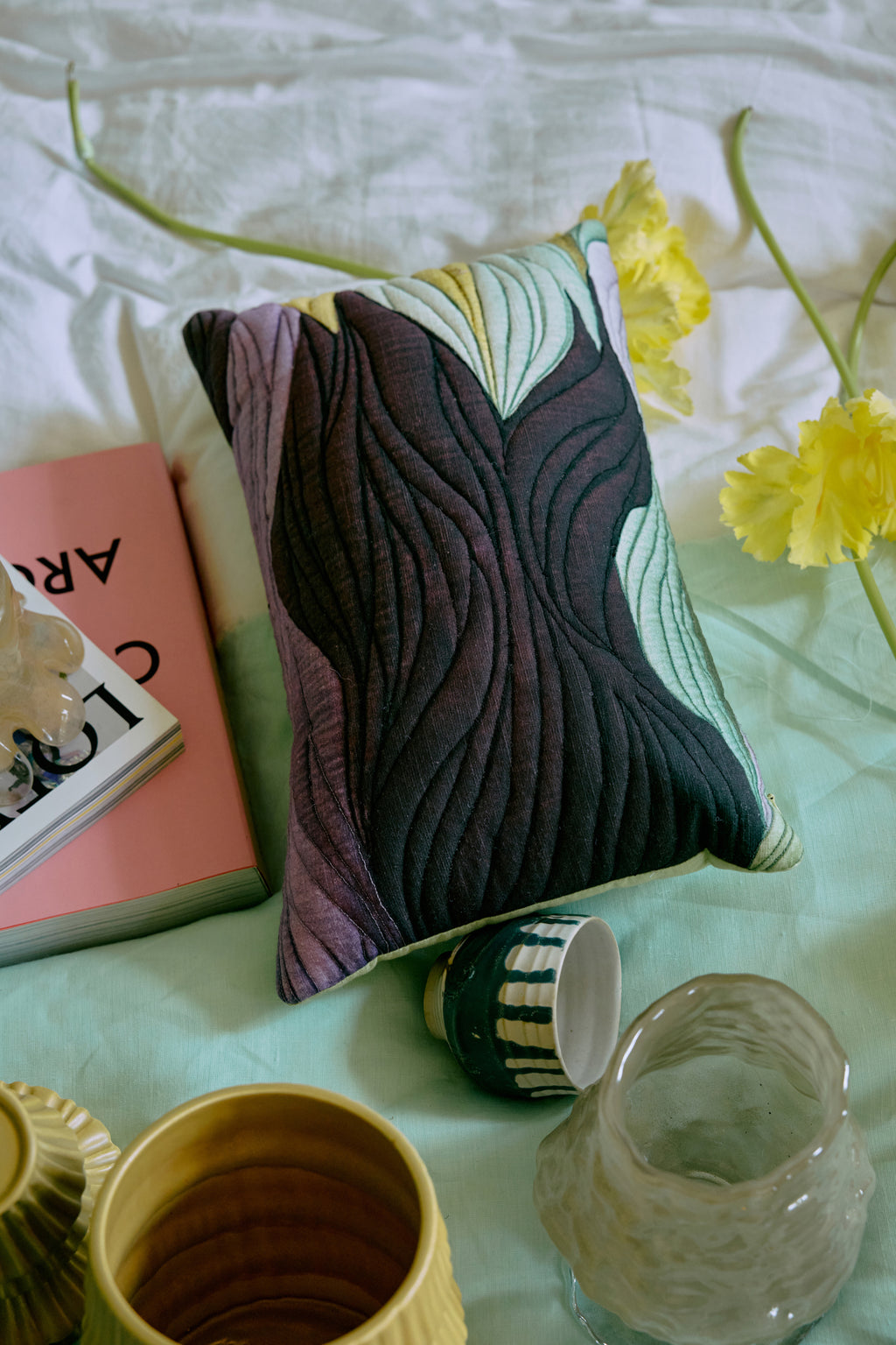 Kussen watercolours HK Living