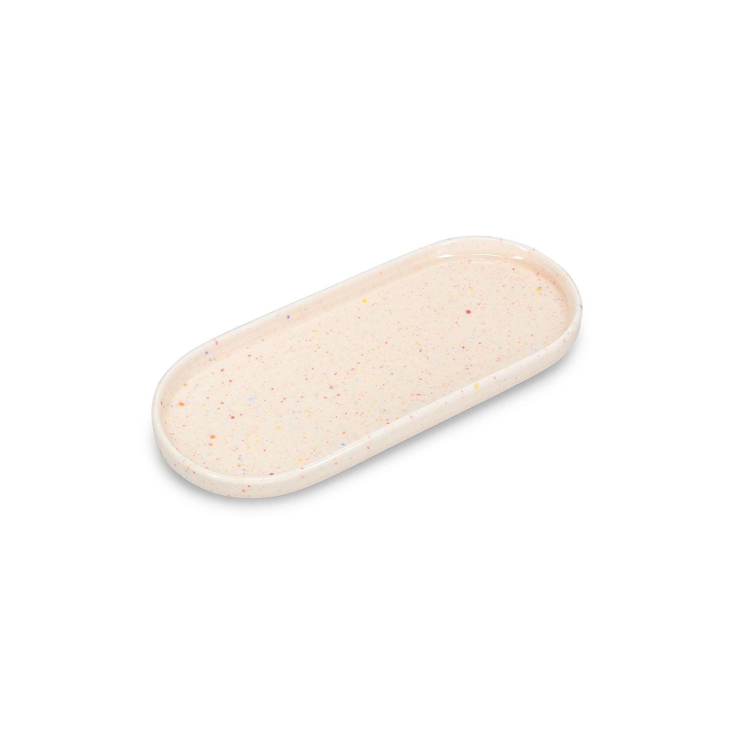 Serveerschaal beige Fika middel