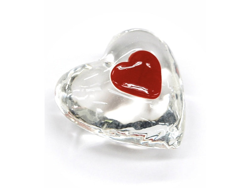 R√§der hart van glas, met rood hartje