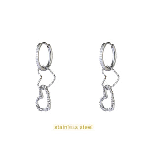 Fine Open Hearts Hoop - RH