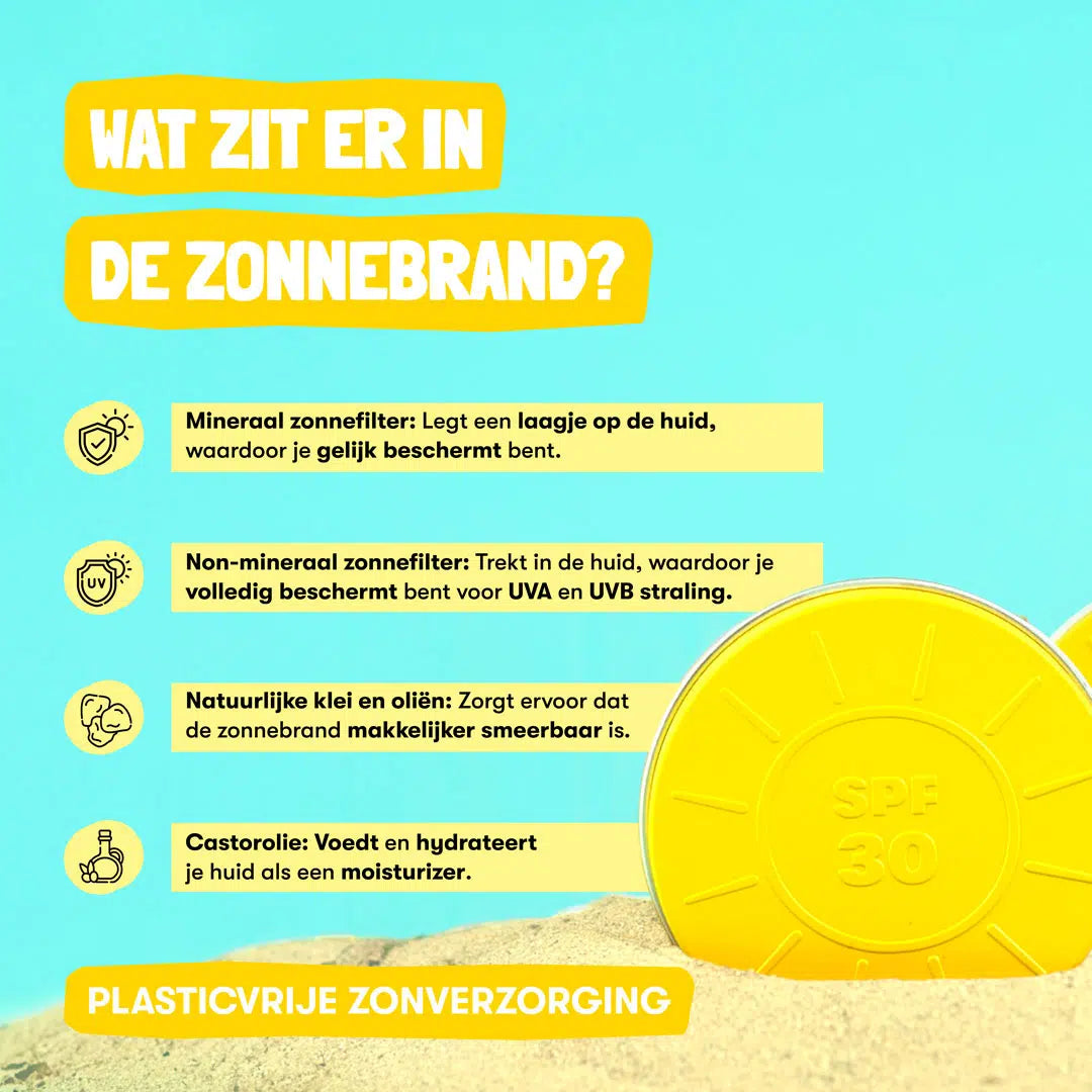 Zonnebrand SPF 30 Shampoobars