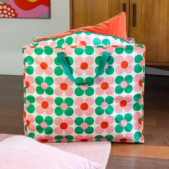 Jumbo storage bag shopper bloemen