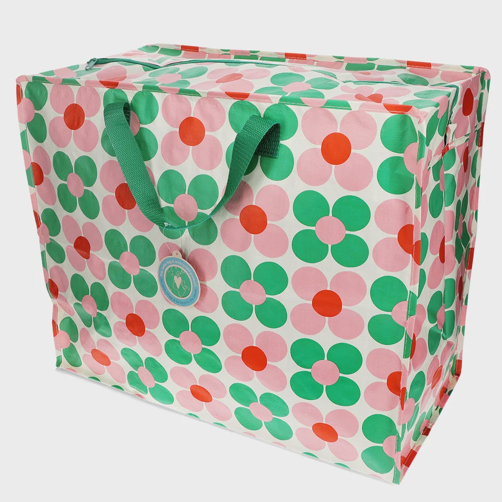Jumbo storage bag shopper bloemen