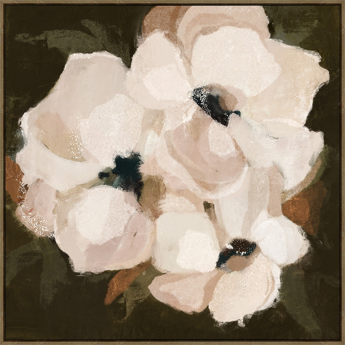 Schilderij Light Daisy 70x70cm