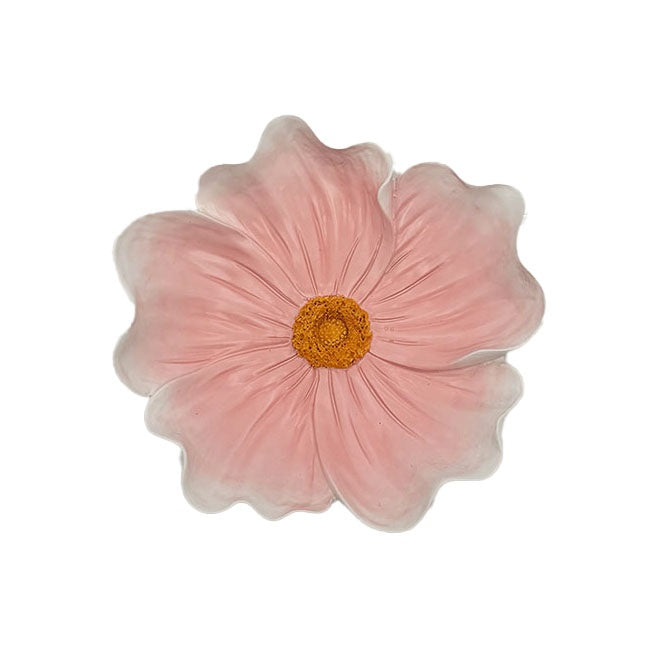 Wanddecoratie bloem Helia roze