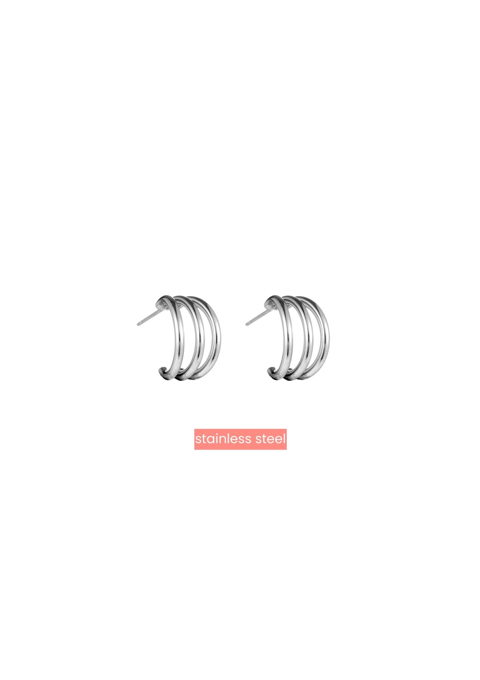 Oorbellen 3 way hoop RH
