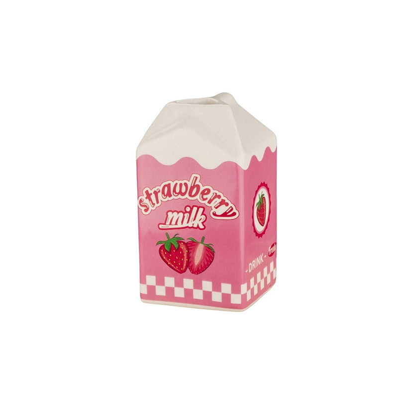 Aardewerk vaas strawberry milk HB