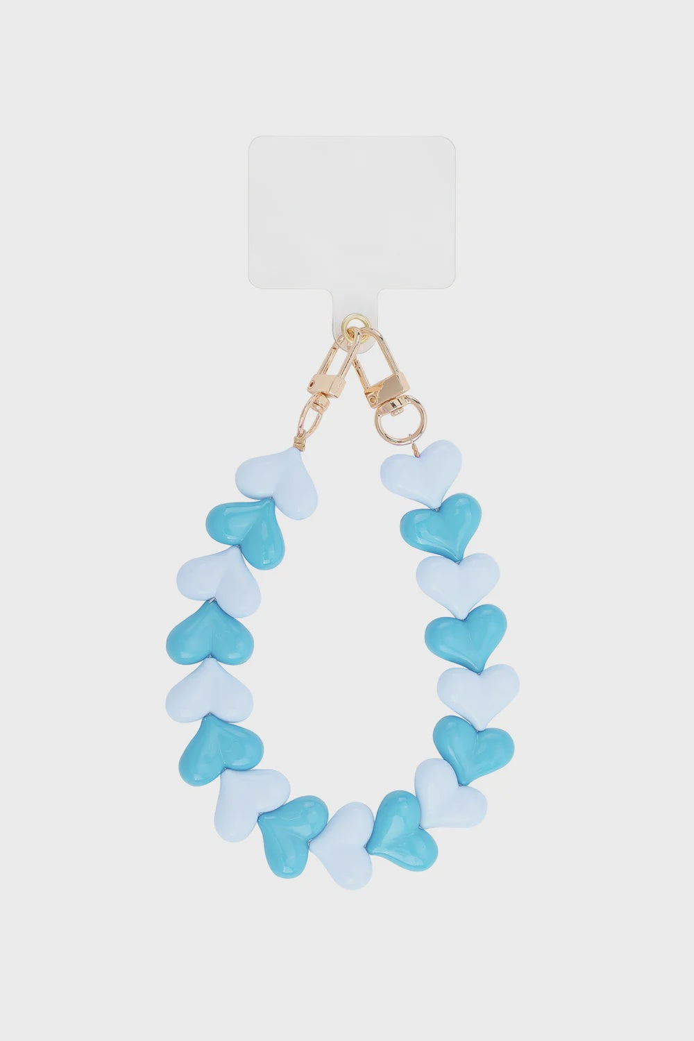 Dubbele hart telefoonkoord Blauw