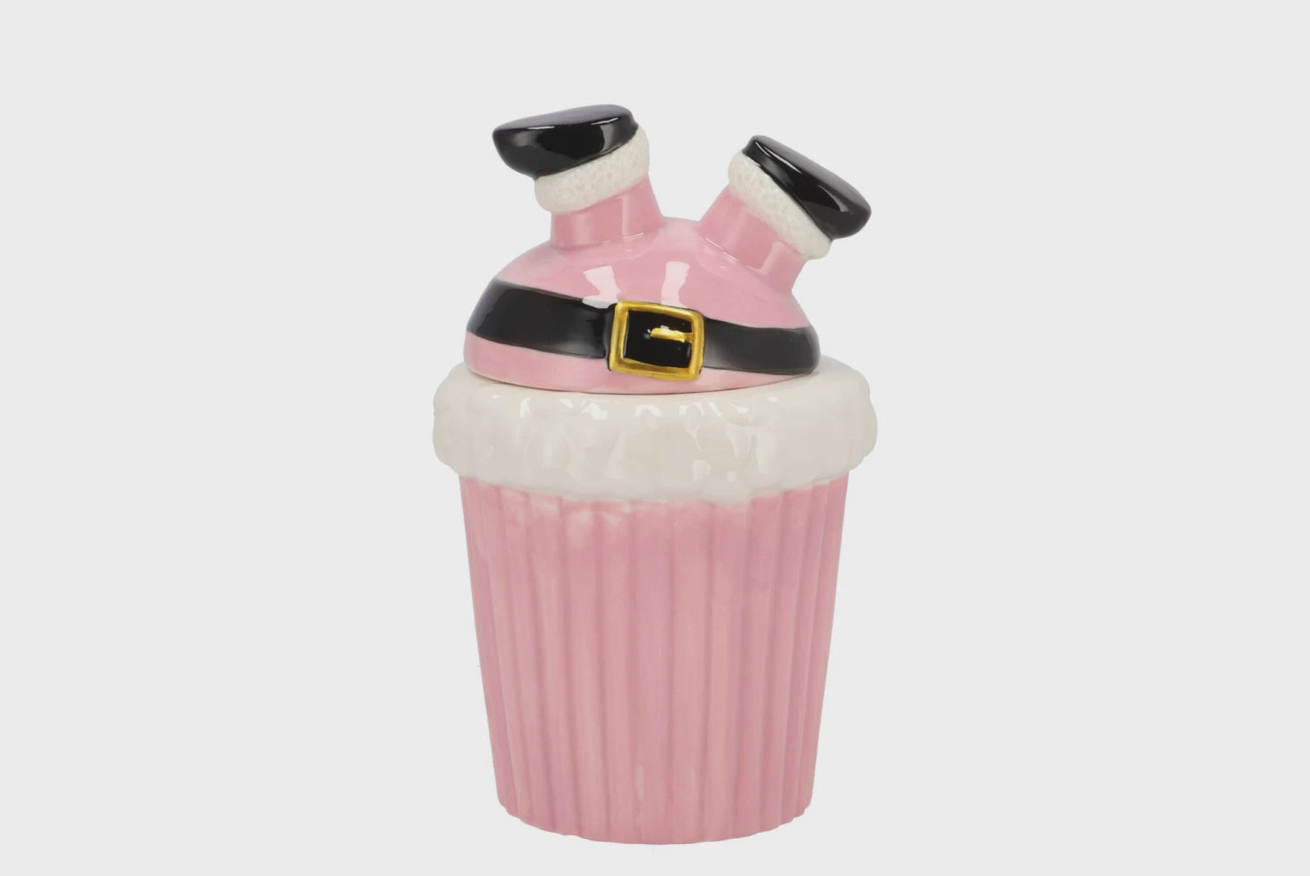 Jolie jolly pink santa jar 14x14x21cm
