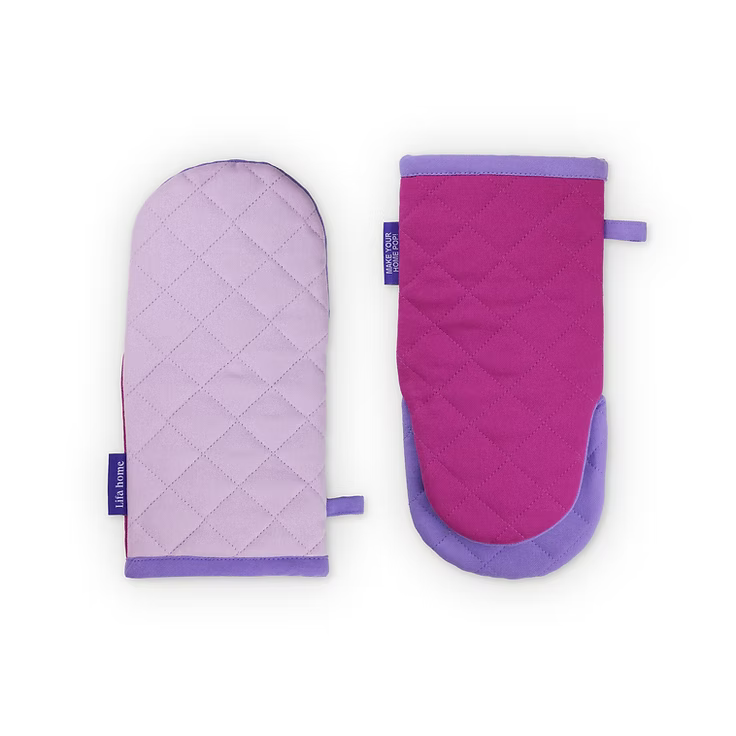 Vivid Violet Ovenwanten set Lifa Home