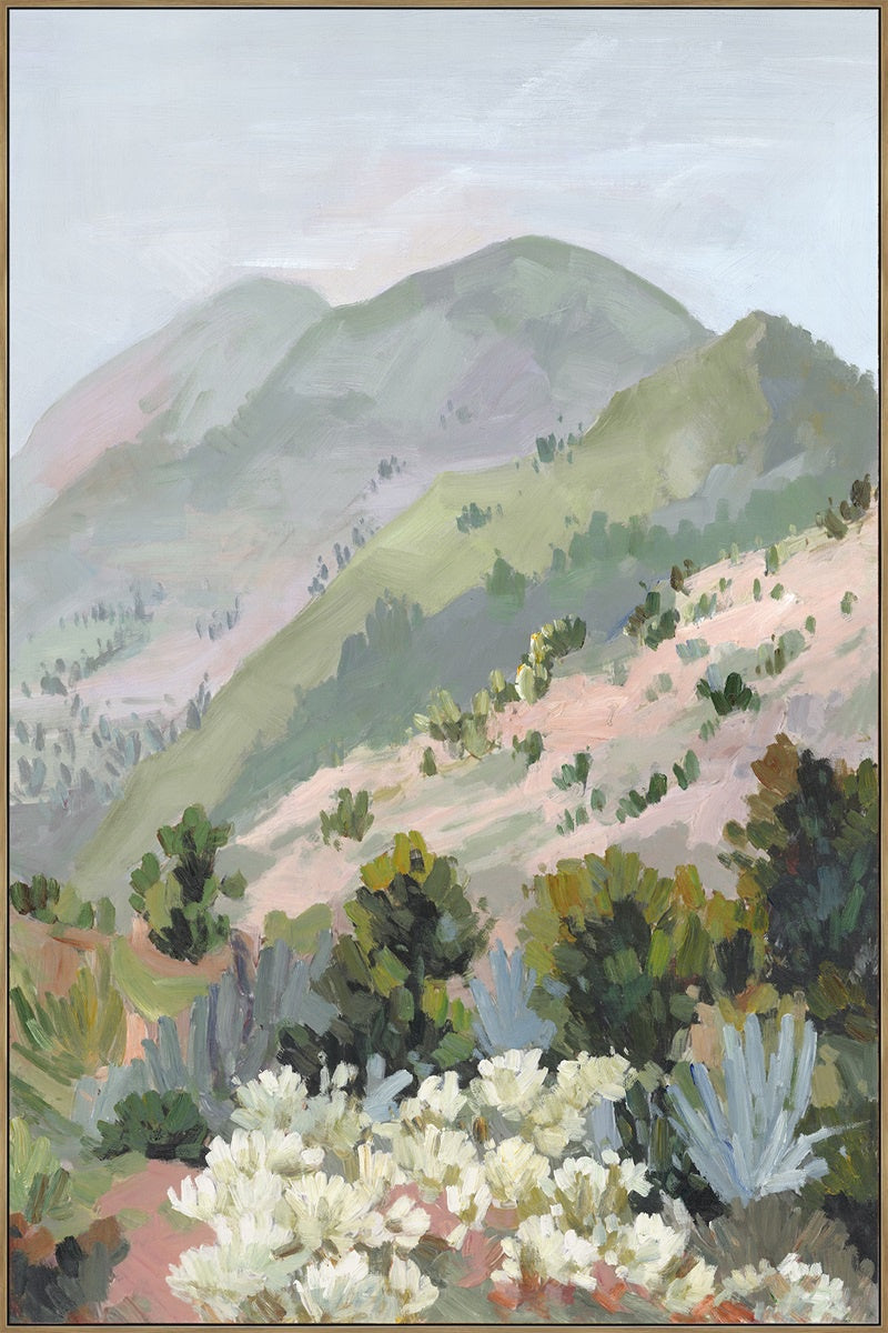 Schilderij Emerald Terrain 70x105cm