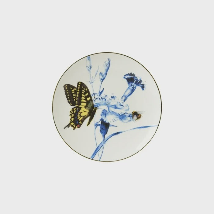 Heinen Delfts Blauw bord Koninginnenpage 16cm
