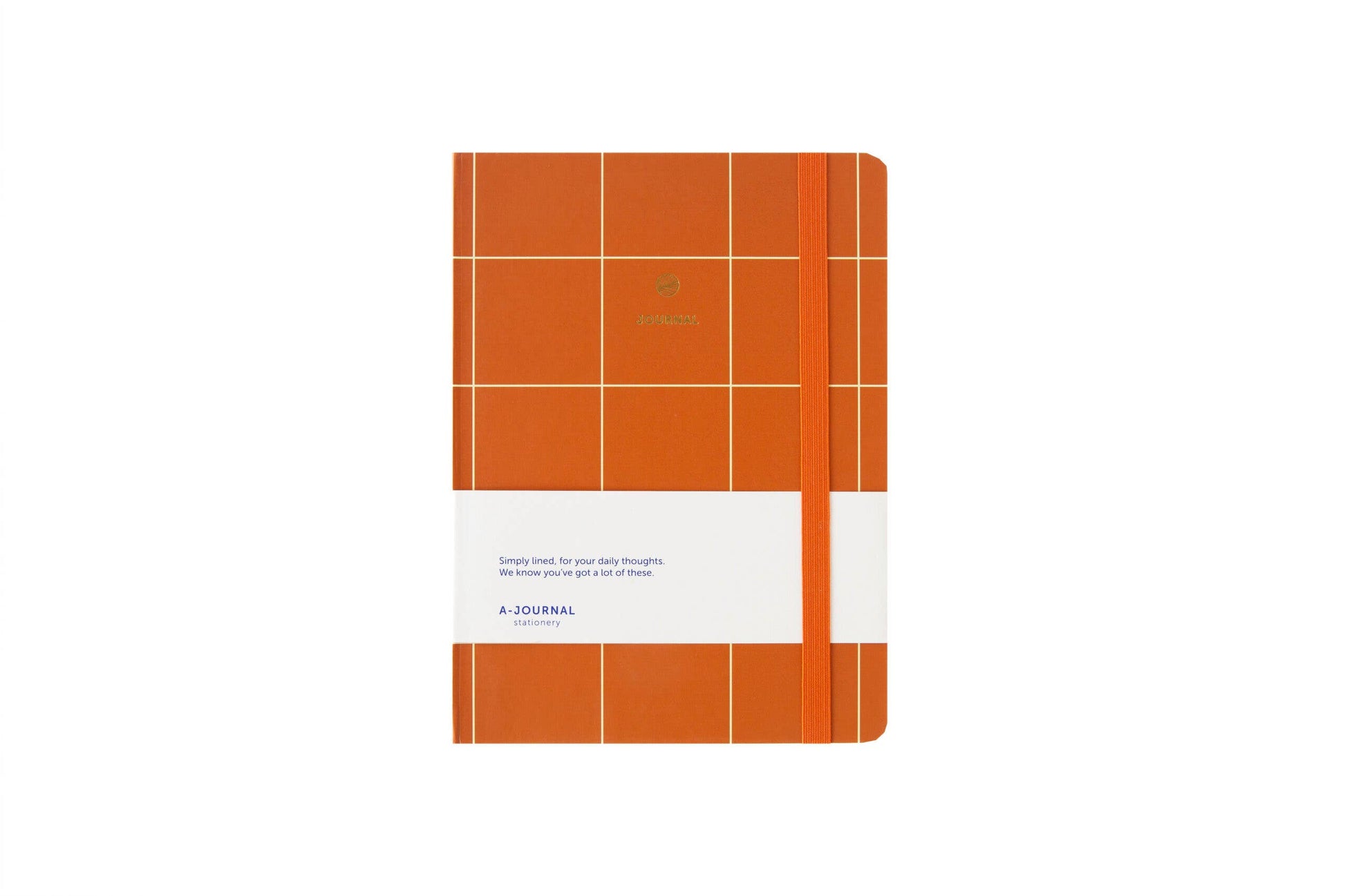 A-Journal Notebook Terracotta Checkered