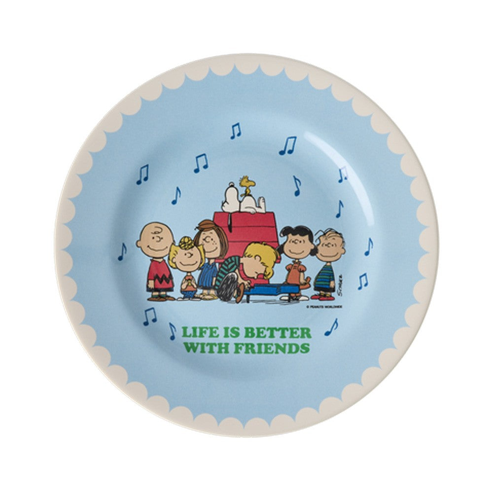 Snoopy melamine side plate Rice