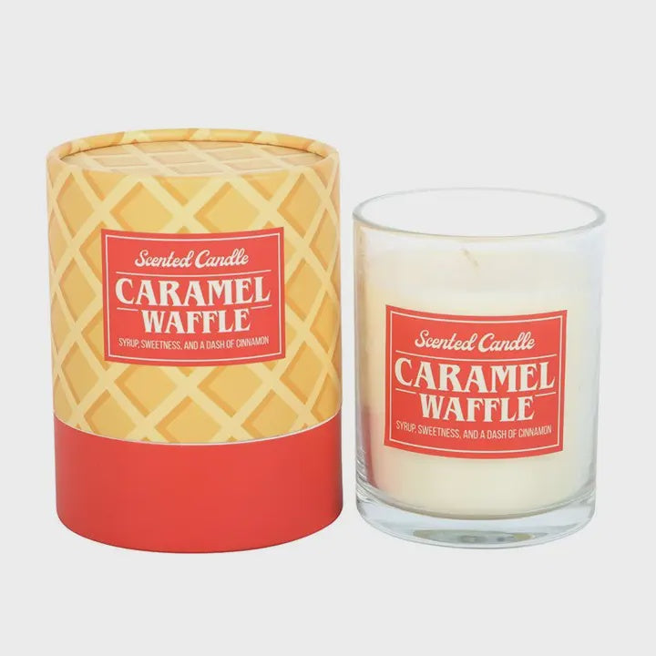 Geurkaars Karamelwafel