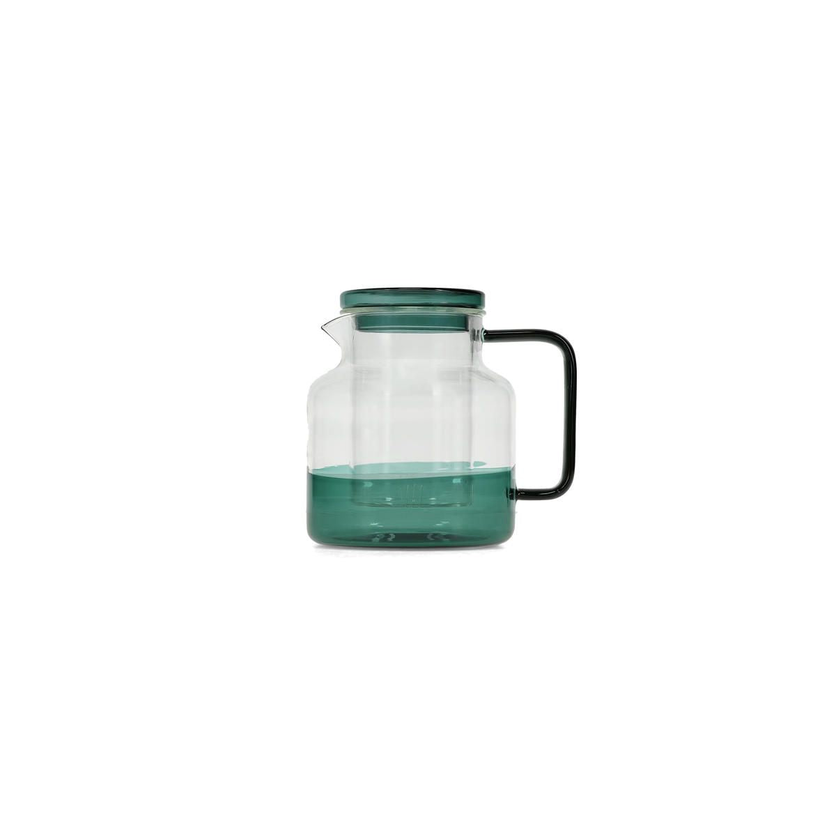 Theepot 95cl met glazen filter groen Liv