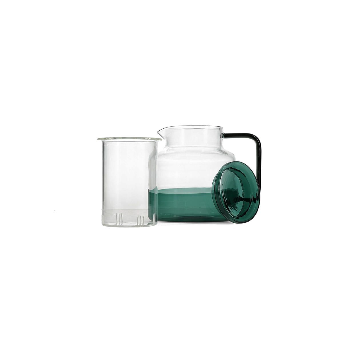 Theepot 95cl met glazen filter groen Liv