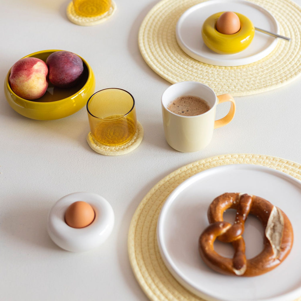 Glas geel Fizz set/4