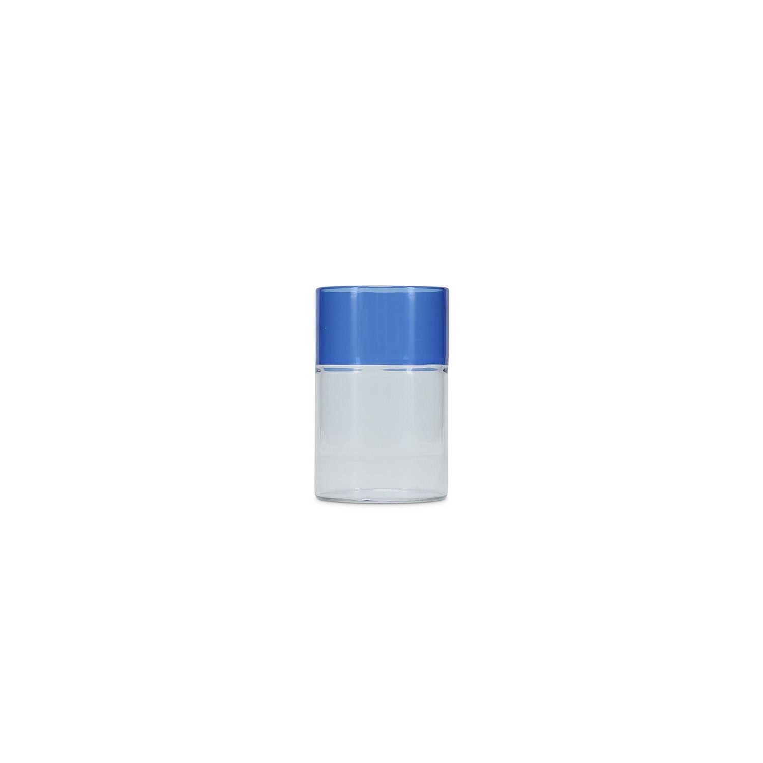 Glas 36,5cl blauw Cruse - Set van 2