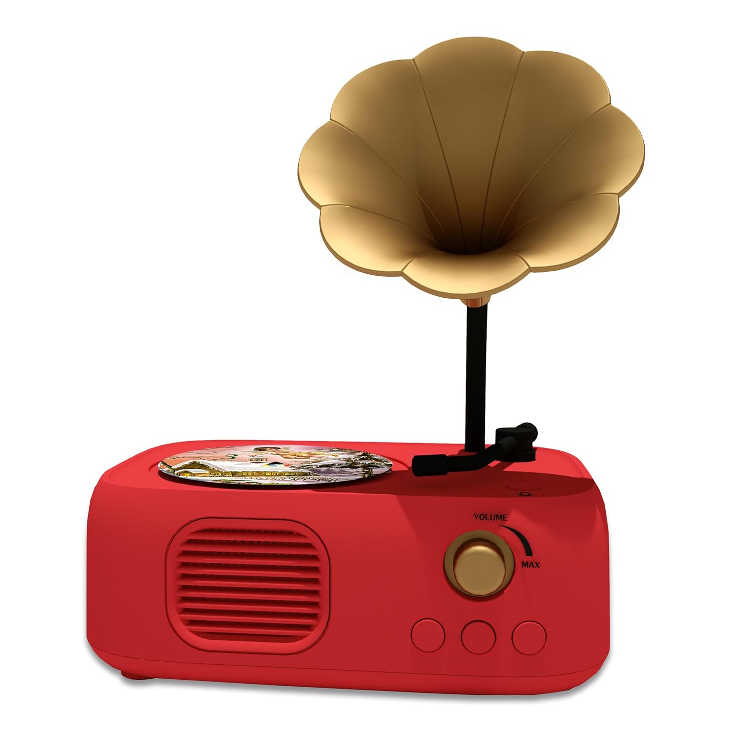 Grammofoonplaatspeler kerst