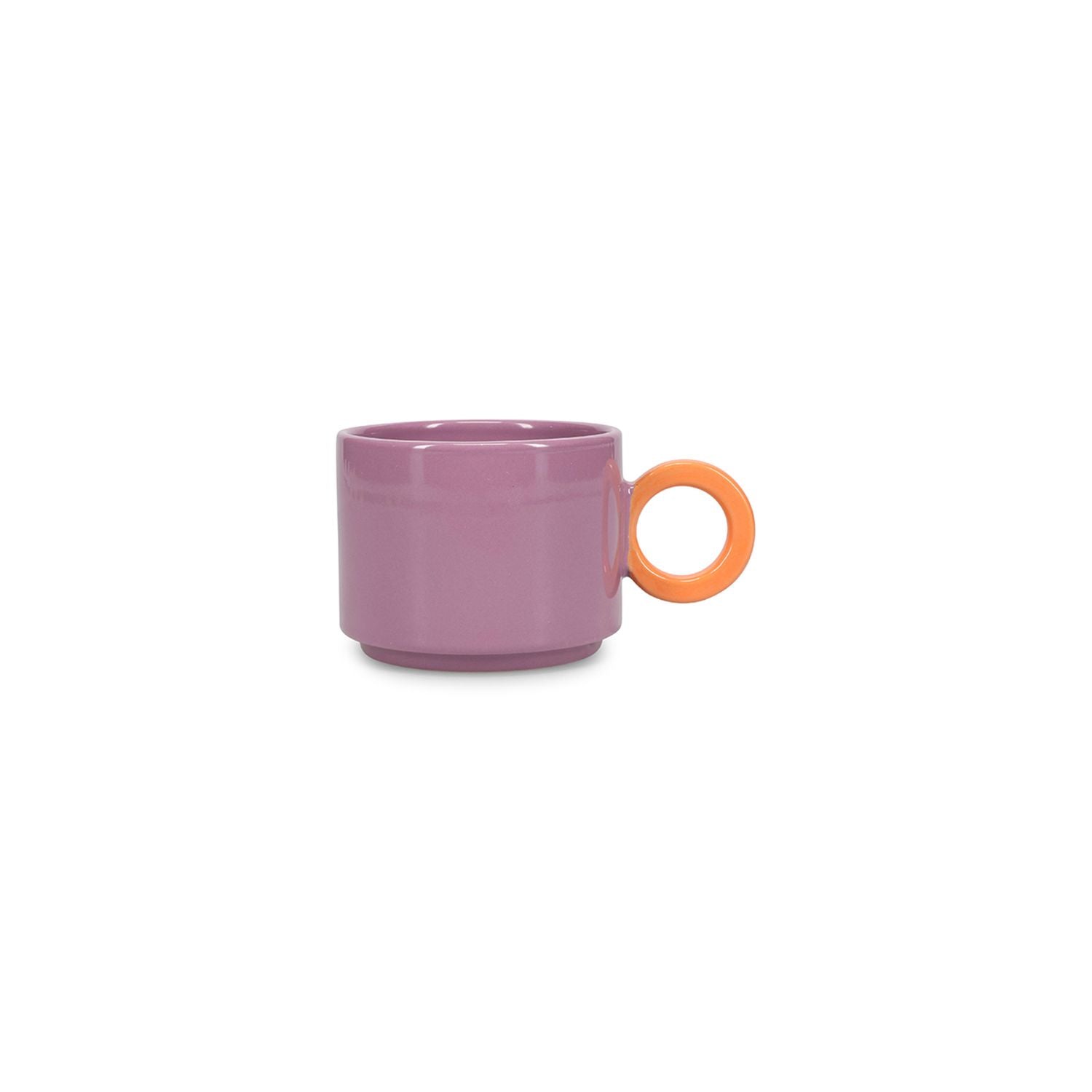 Beker paars/oranje Lou
