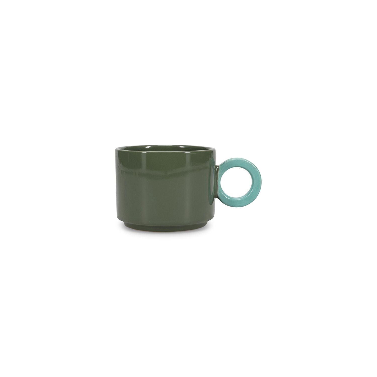Beker groen/blauw Lou
