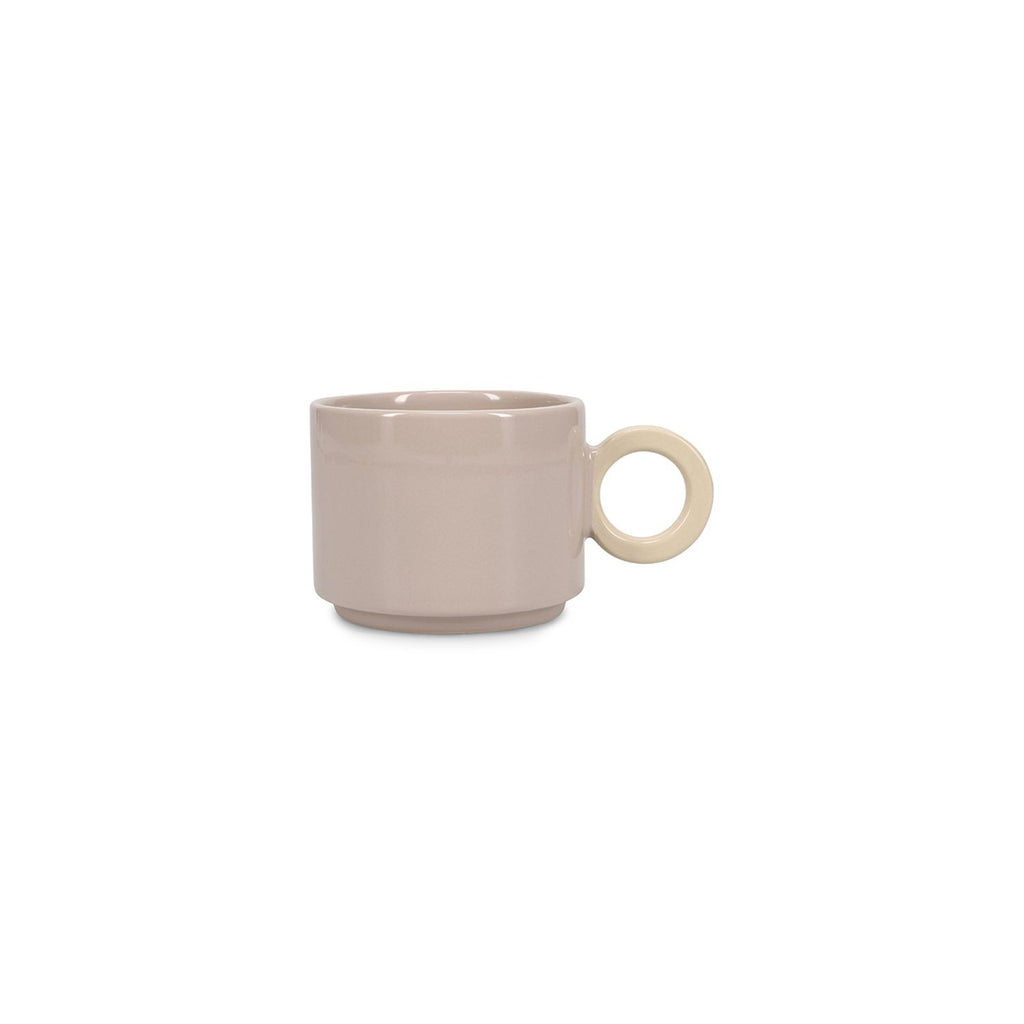 Beker grijs/beige Lou