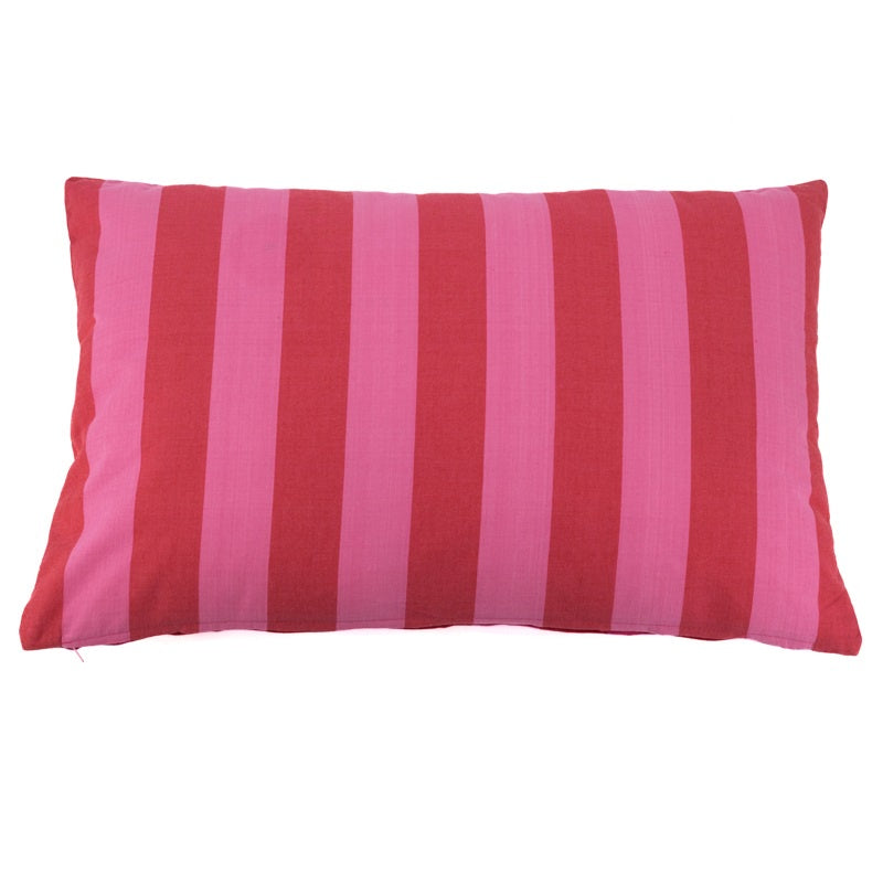 Kussen striped roze 40x60cm