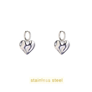 Sparkle Wave Heart Hoop - RH