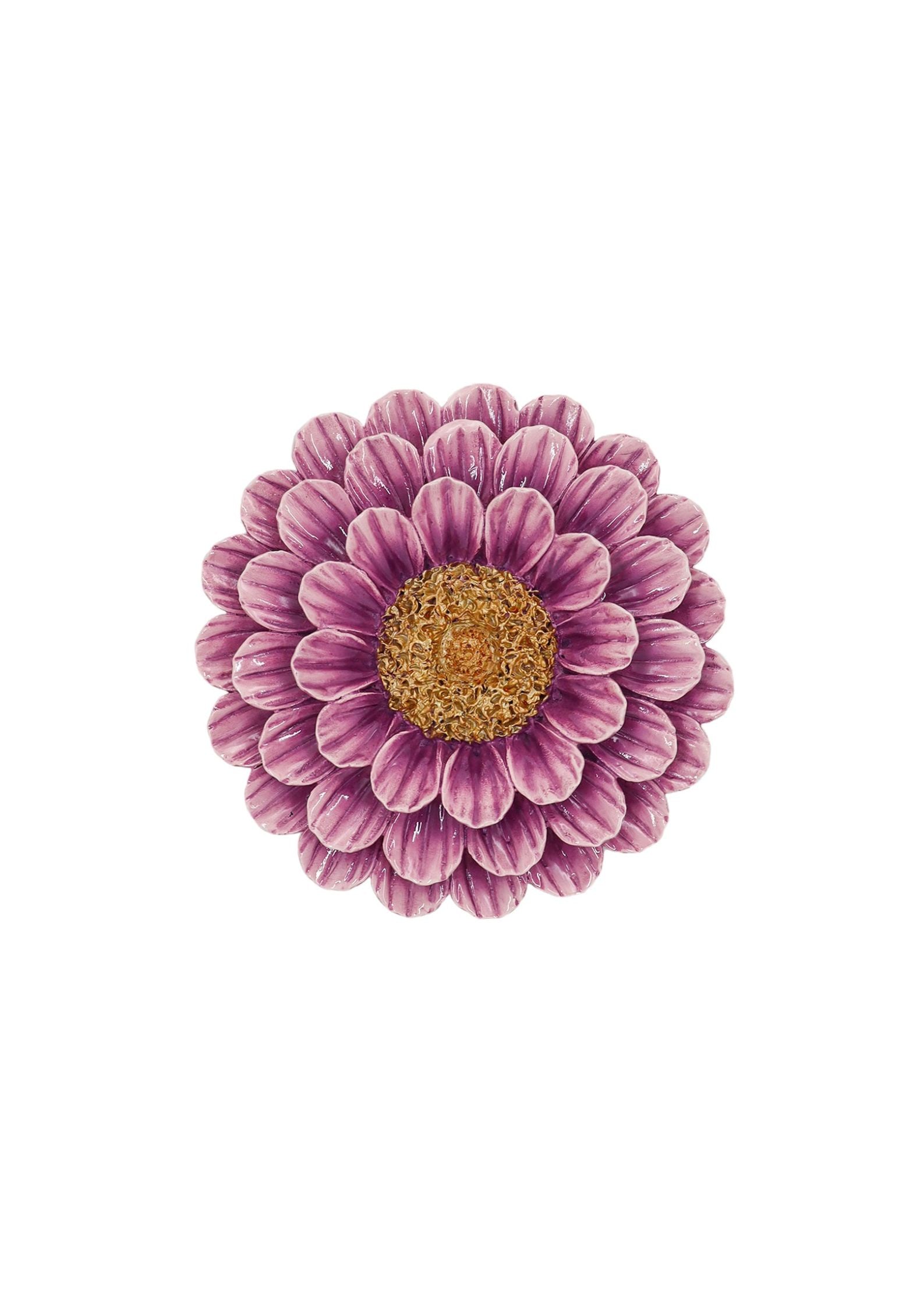 Wanddecoratie bloem paars bm3626