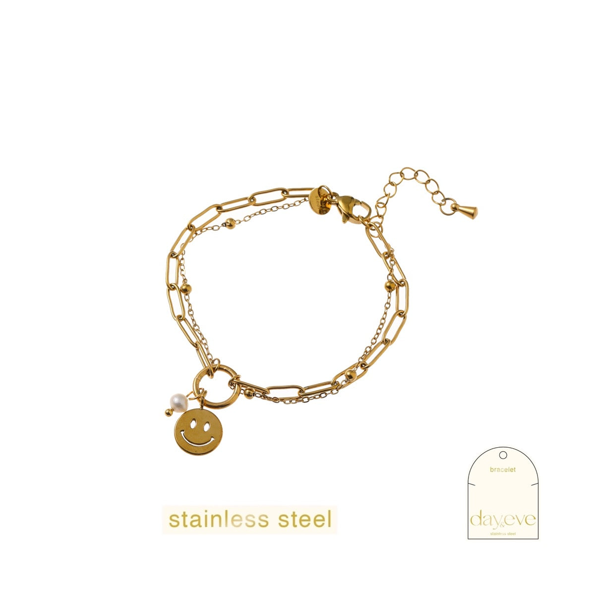 Smily Ring Bracelet - 14K
