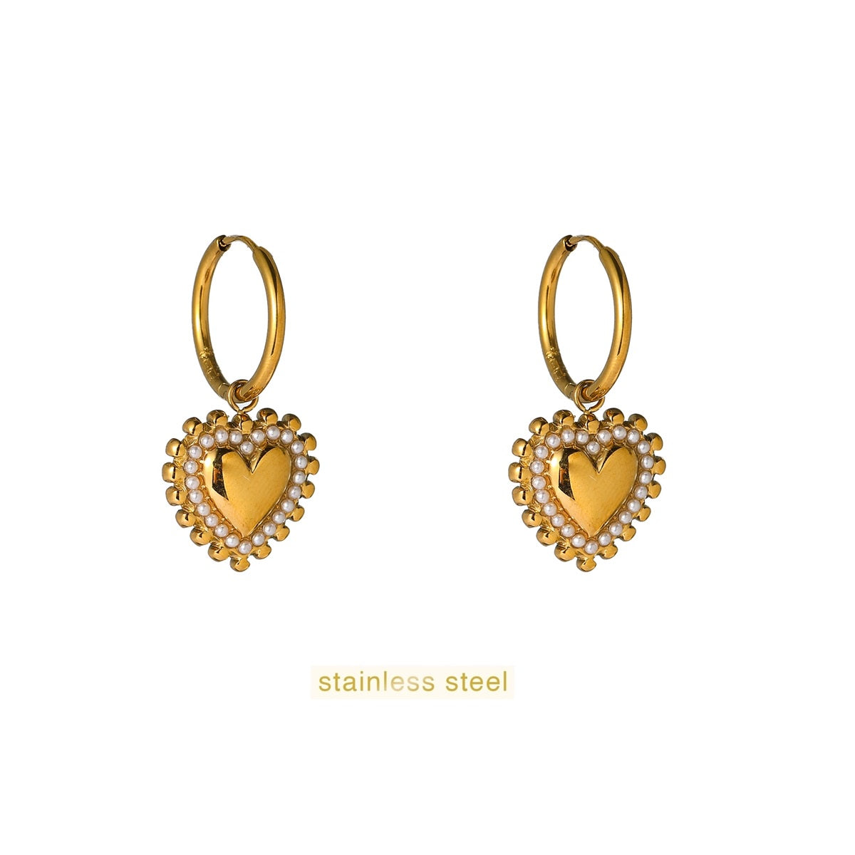 Radiant Pearl Heart - 14K