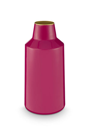 Pip Studio vaas Metal Pink 14x28cm