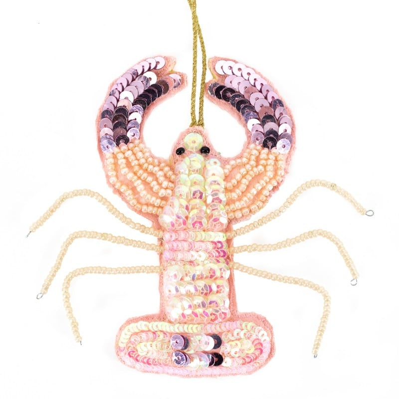 Hanger met kralen kreeft