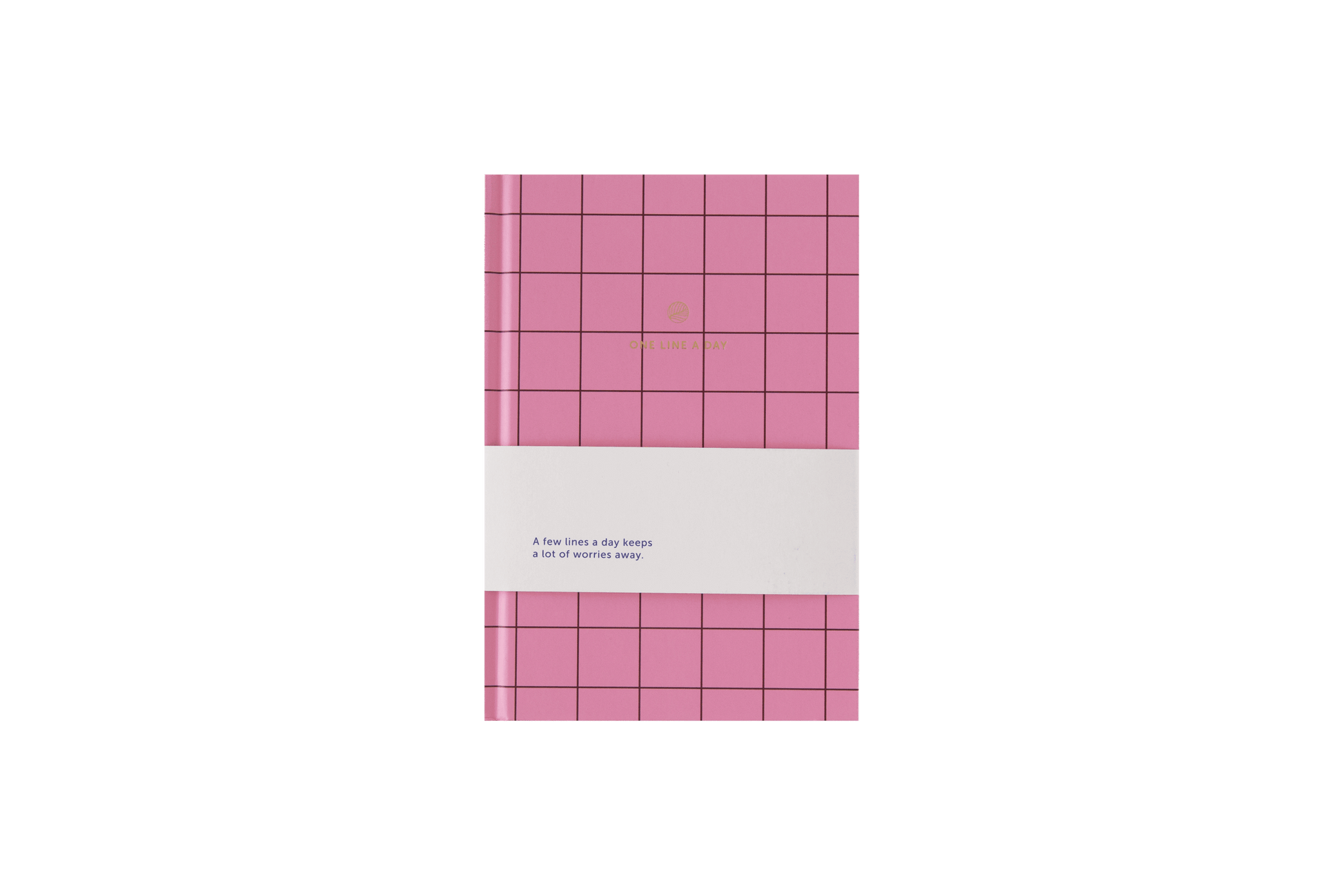 A-Journal One Line A Day - Pink Checkered