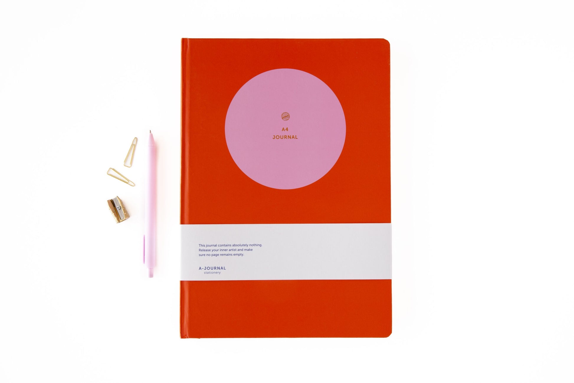 Sketchbook A4 Circle Pink Red