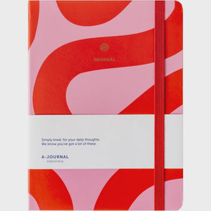 A-Journal Notebook Flow Pink