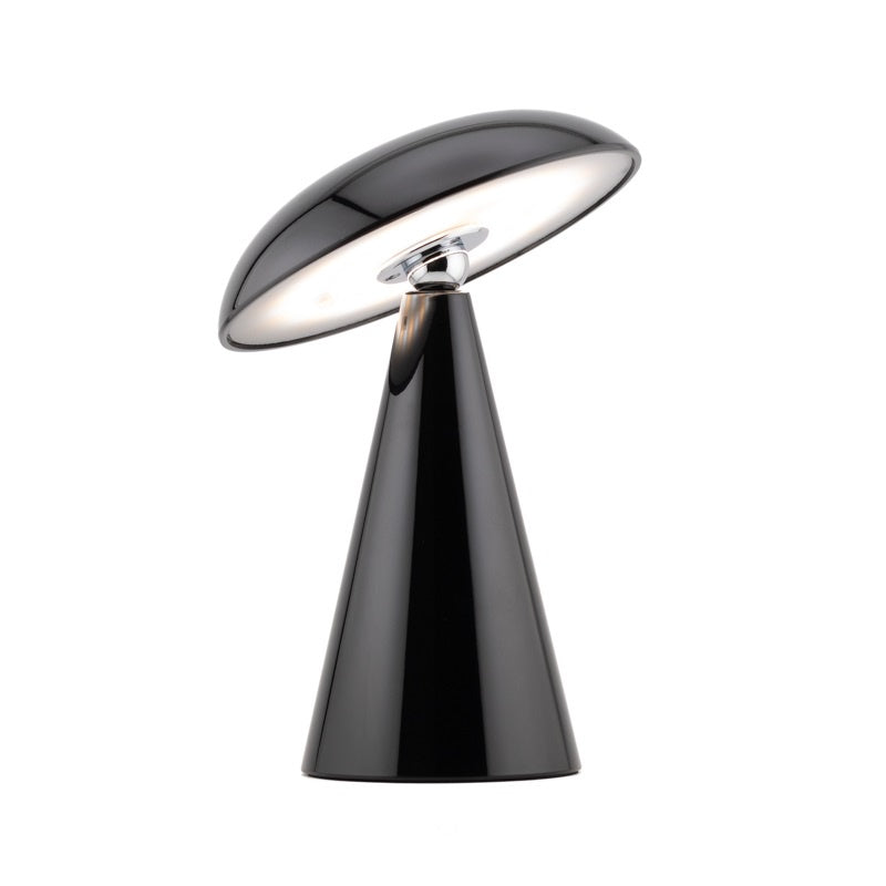 Bureaulamp Mushie LED op accu zwart