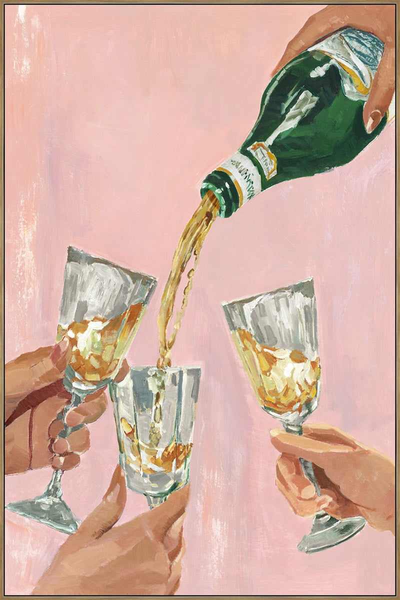 Schilderij 70x105cm bubbles fk9186